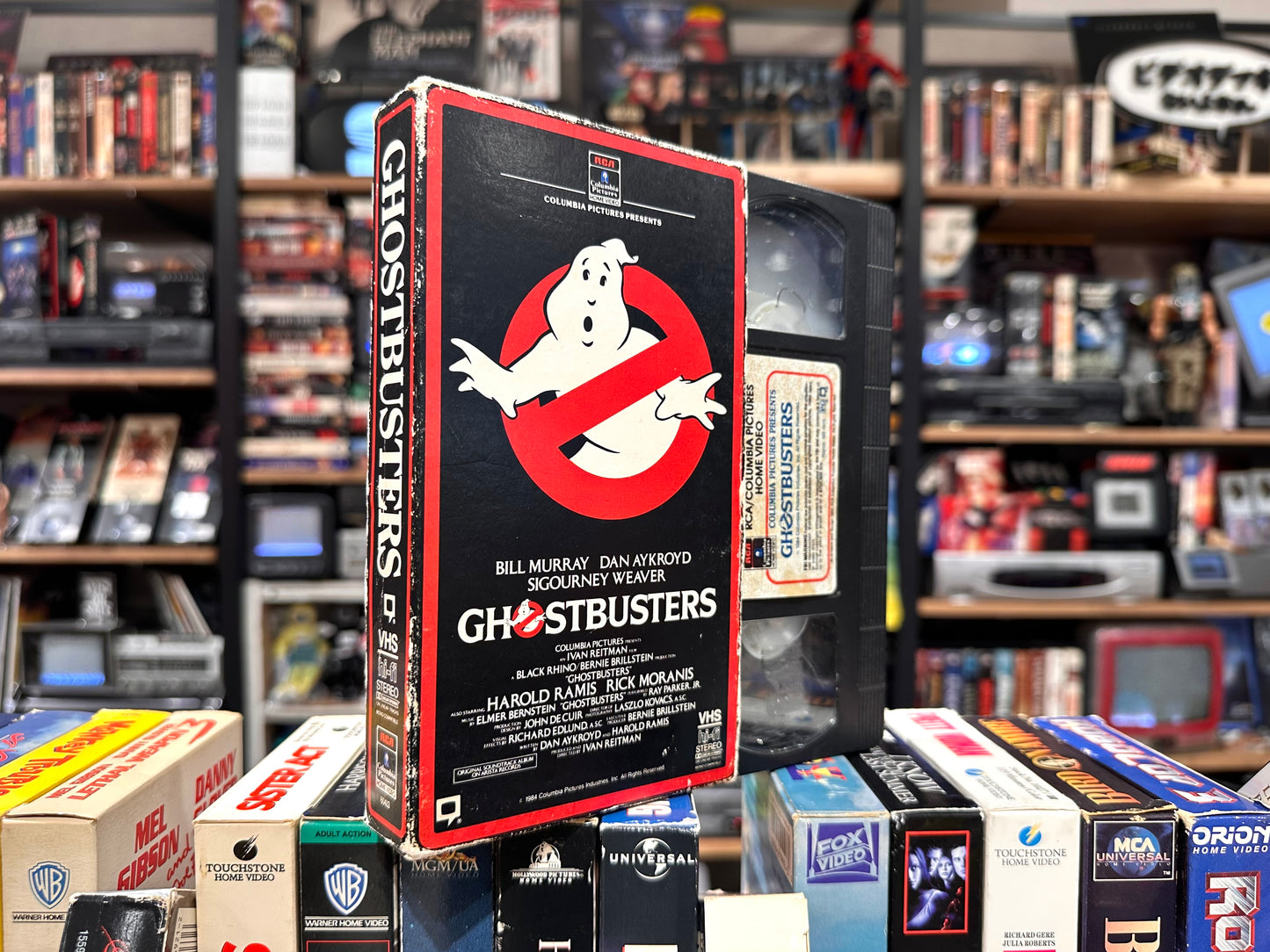 VHS ビデオテープ 輸入版 ゴーストバスターズ Ghostbusters 海外版 USA ホラー コメディ アメリカ ヴィンテージ ビデオ 紙ジャケ