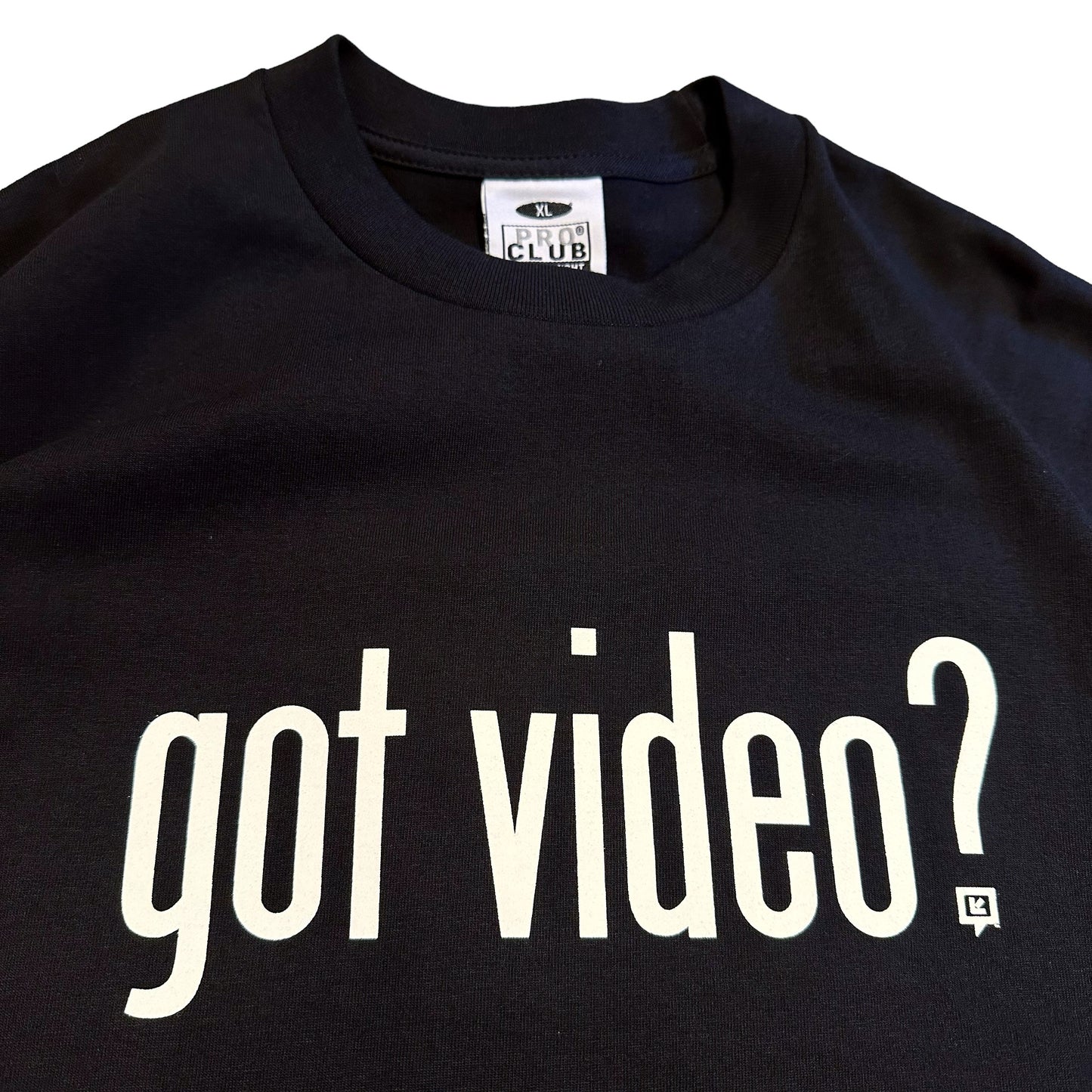 got video? Tee ゴットビデオ?リピト・イシュタール VHS イベント限定 オリジナルTシャツ PRO CLUB プロクラブ lipit got milk?