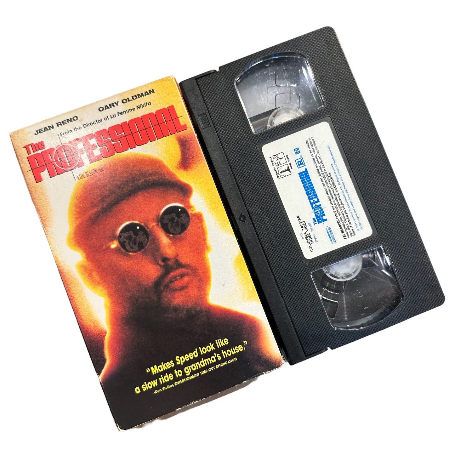 VHS ビデオテープ 輸入版 レオン The Professional 海外版 USA アメリカ ヴィンテージ ビデオ 紙ジャケ