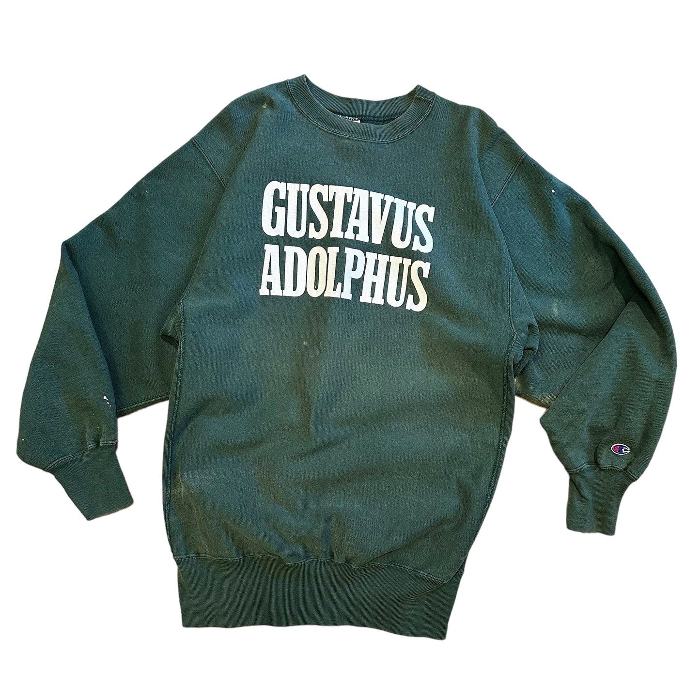 90s 刺繍タグ USA チャンピオンリバースウィーブ GUSTAVUS ADOLPHUS REVERSE WEAVE 古着 ヴィンテージ