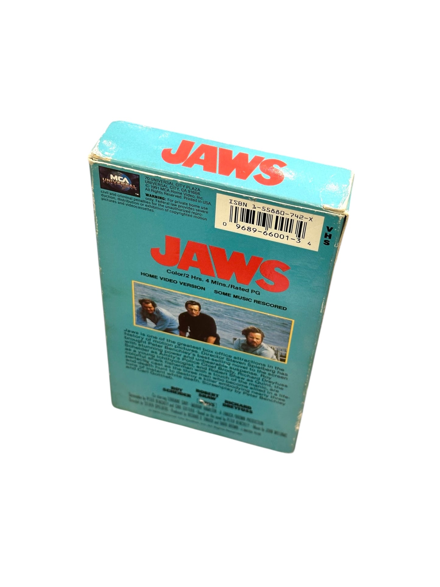 VHS ビデオテープ 輸入版 ジョーズ JAWS 海外版 USA アメリカ ヴィンテージ ビデオ 紙ジャケ
