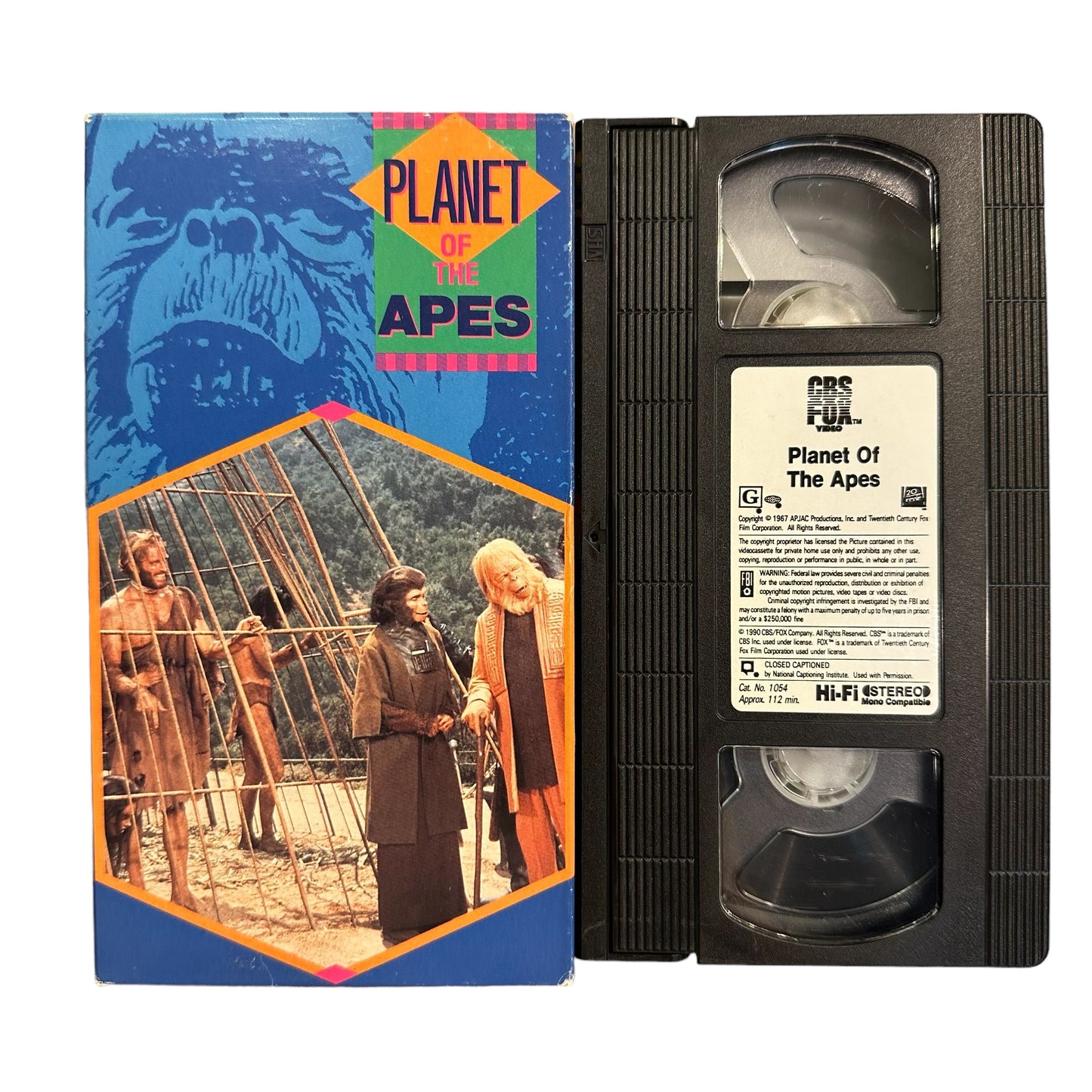 VHS ビデオテープ 輸入版 猿の惑星 Planet of the Apes 海外版 USA アメリカ ヴィンテージ ビデオ 紙ジャケ