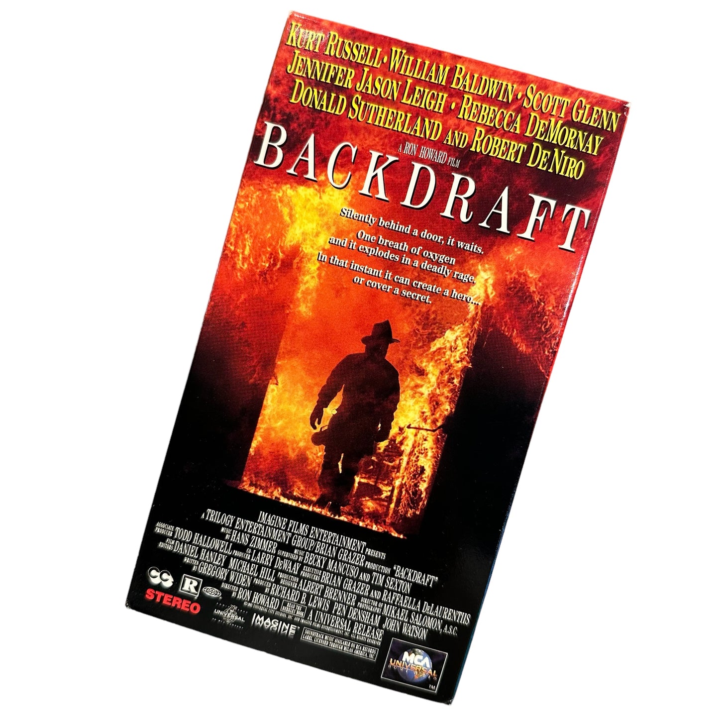 VHS ビデオテープ 輸入版 バックドラフト Backdraft 海外版 USA アメリカ ヴィンテージ ビデオ 紙ジャケ