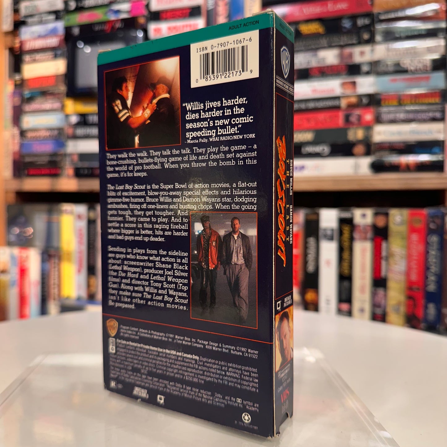VHS ビデオテープ 輸入盤 THE LAST BOYSCOUT ライト・ボーイスカウト 海外版 USA アメリカ ビデオ 紙ジャケ
