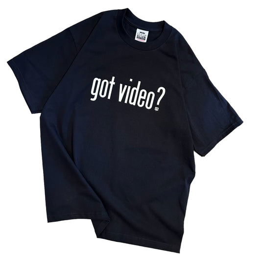 got video? Tee ゴットビデオ？リピト・イシュタール VHS イベント限定 オリジナルTシャツ PRO CLUB プロクラブ lipit got milk?