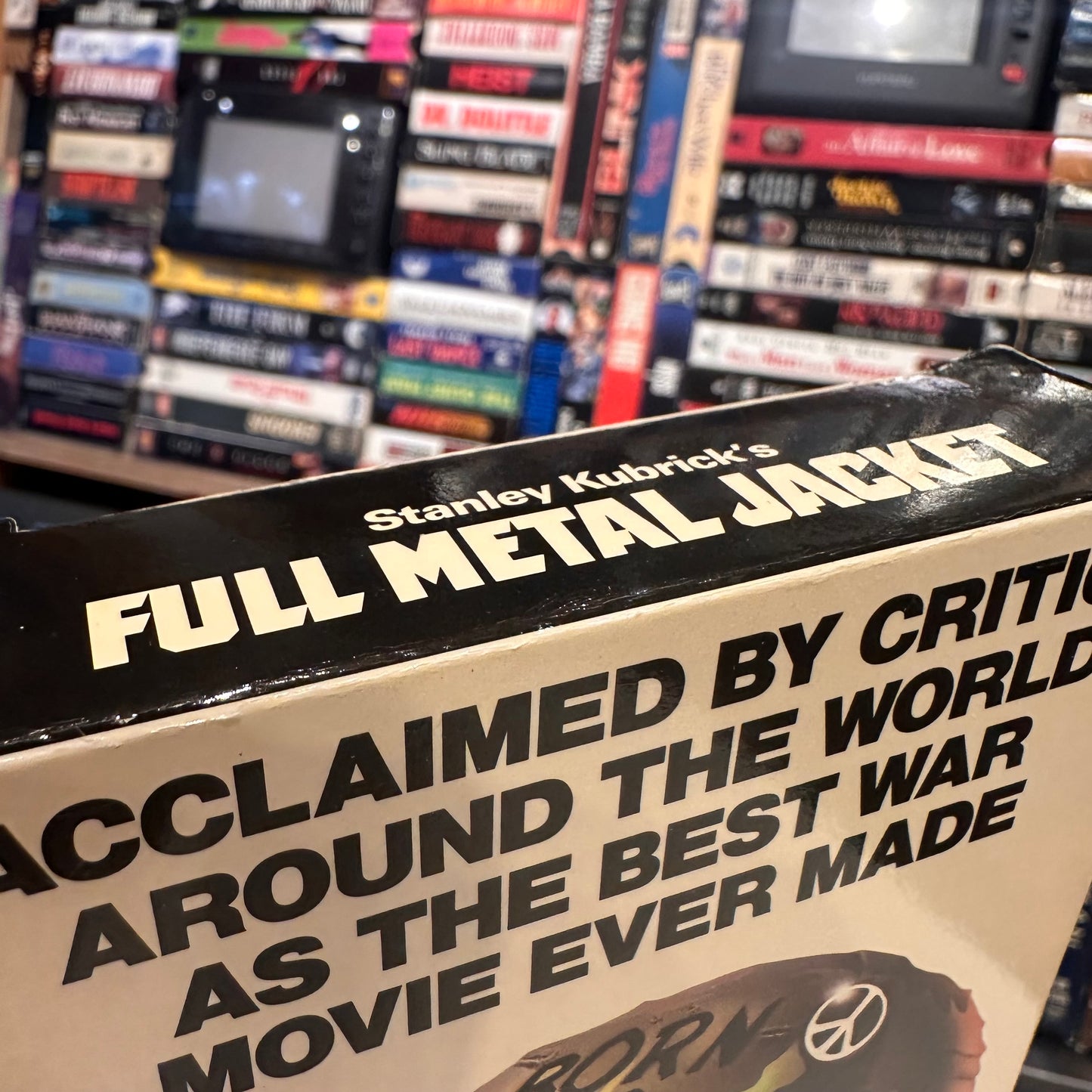 VHS ビデオテープ 輸入盤 FULL METAL JACKET フルメタル・ジャケット 海外版 スタンリー・キューブリック USA アメリカ ビデオ 紙ジャケ