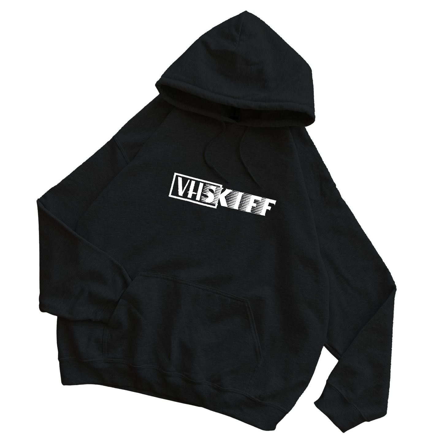 受注販売 SKIFF x LIPIT VIDEO VHSKIFF10 HOODIE パーカー GILDAN ブラック スキフ x リピト オリジナル