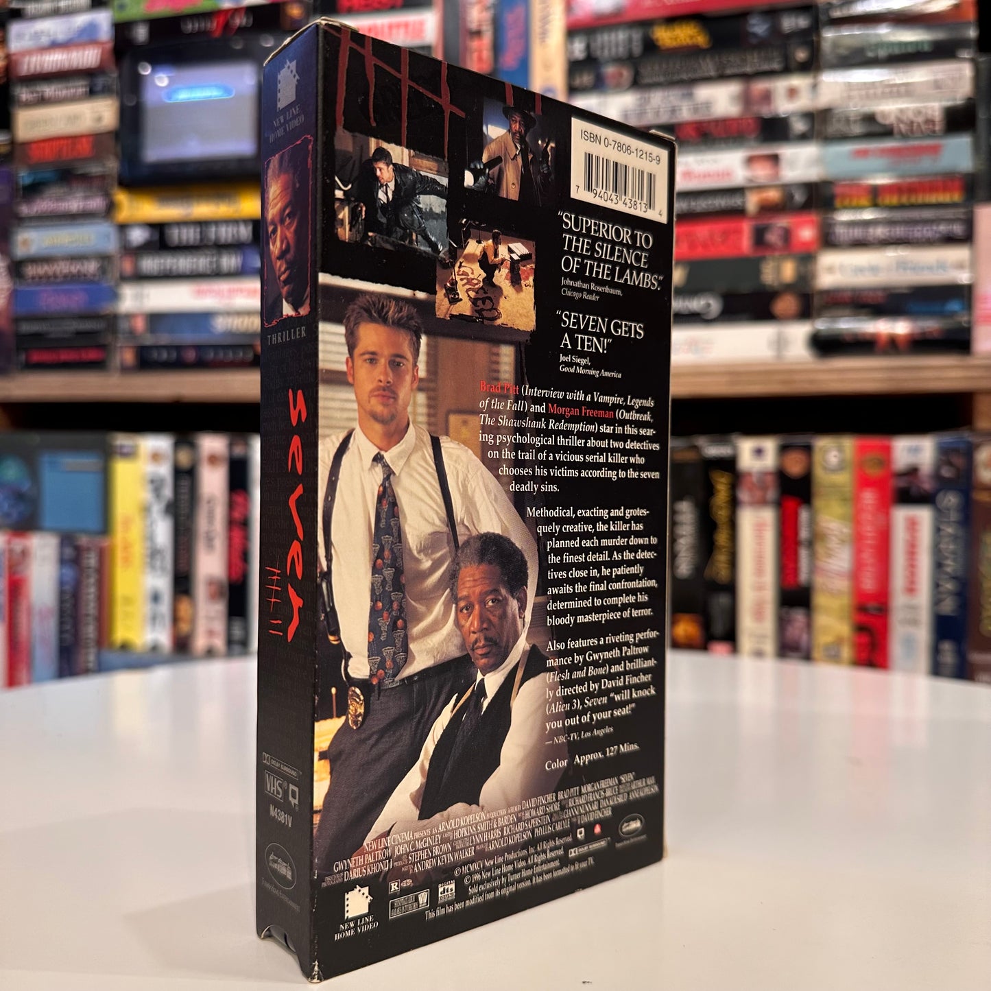VHS ビデオテープ 輸入盤 セブン seven サイコ スリラー ブラピ 海外版 USA アメリカ ビデオ 紙ジャケ