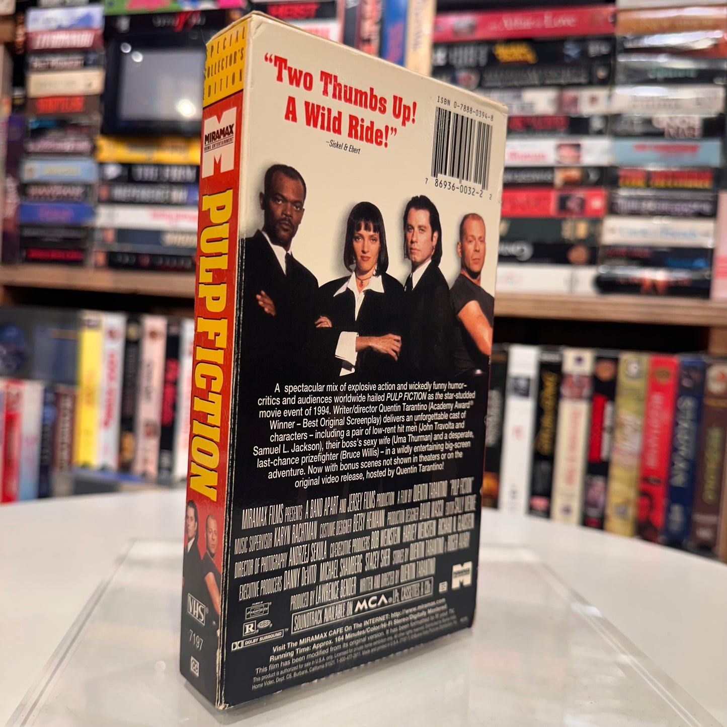 VHS ビデオテープ 輸入盤 PULP FICTION パルプ・フィクション 海外版 タランティーノ USA アメリカ ビデオ 紙ジャケ