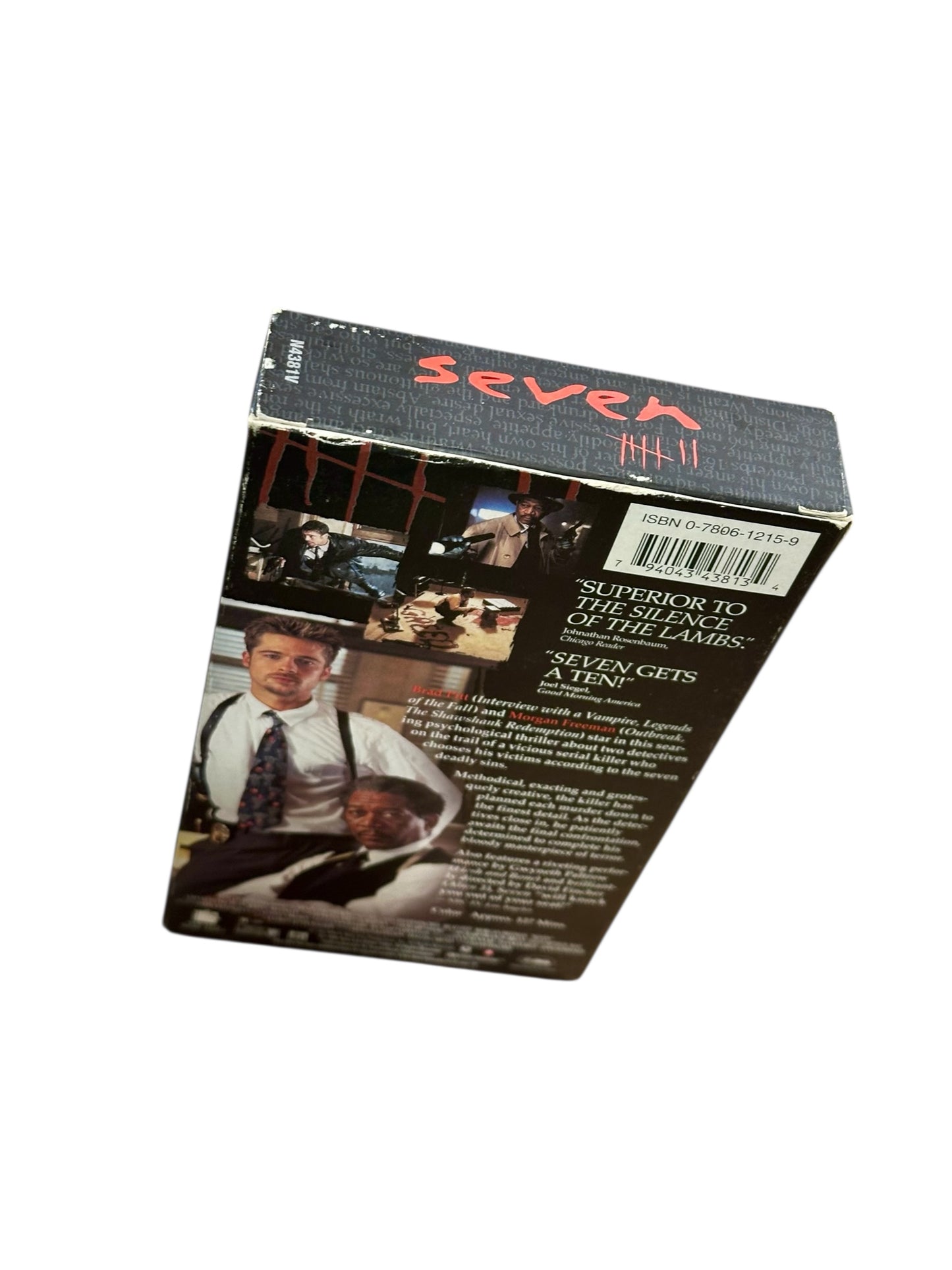 VHS ビデオテープ 輸入版 SEVEN セブン 海外版 USA アメリカ ヴィンテージ ビデオ 紙ジャケ ブラピ