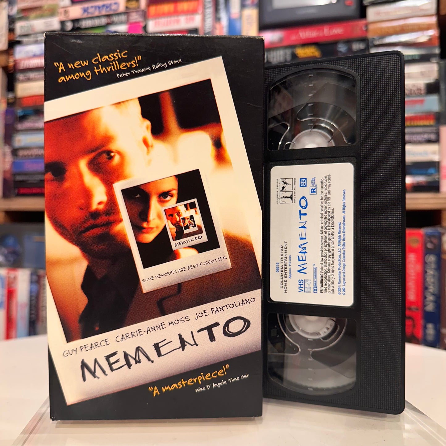 VHS ビデオテープ 輸入盤 MEMENTO メメント クリストファー・ノーラン 海外版 USA アメリカ ビデオ 紙ジャケ