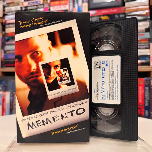 VHS ビデオテープ 輸入盤 MEMENTO メメント クリストファー・ノーラン 海外版 USA アメリカ ビデオ 紙ジャケ