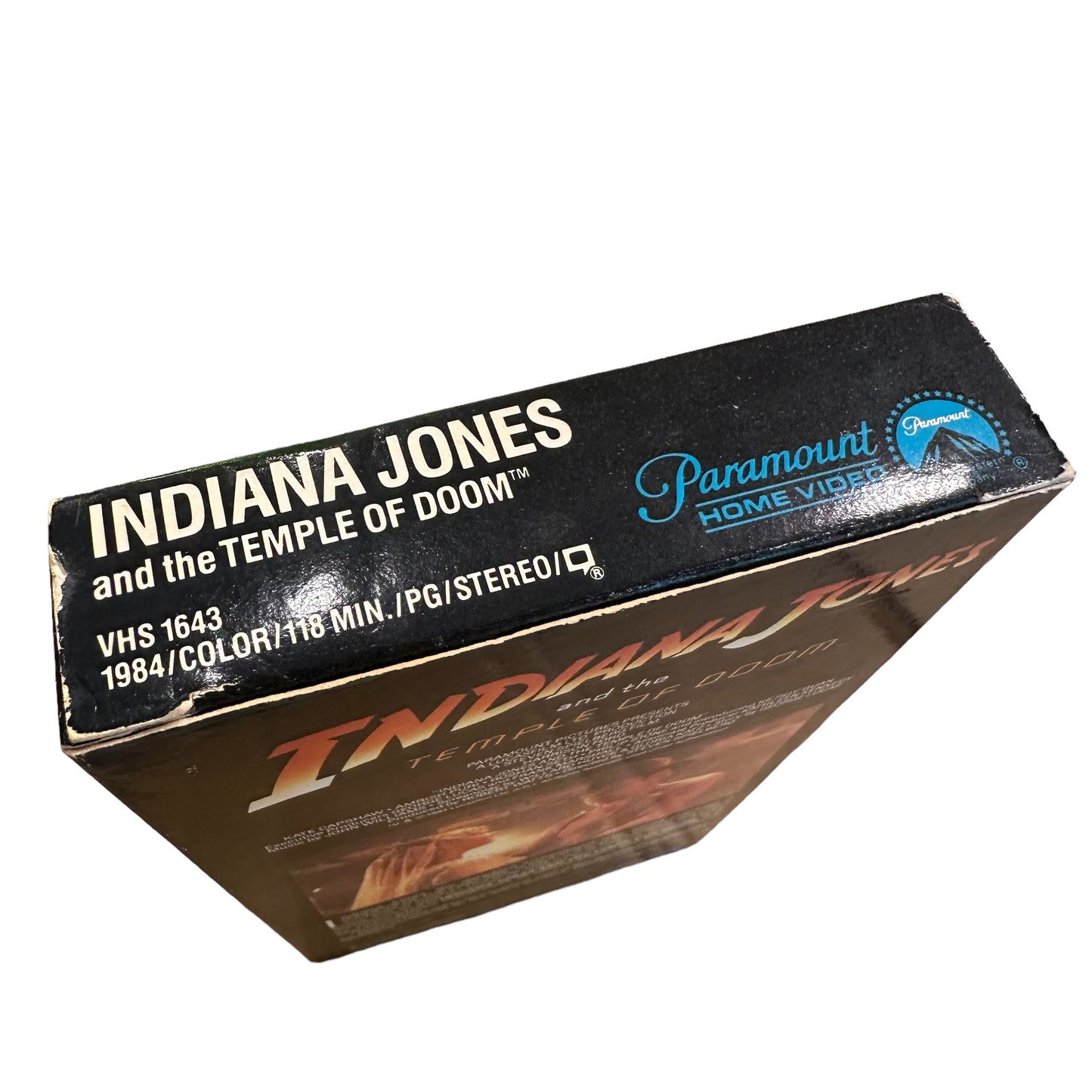 VHS ビデオテープ 輸入版 インディ・ジョーンズ / 魔宮の伝説 Indiana Jones and the Temple of Doom 海外版 USA アメリカ ヴィンテージ ビデオ 紙ジャケ
