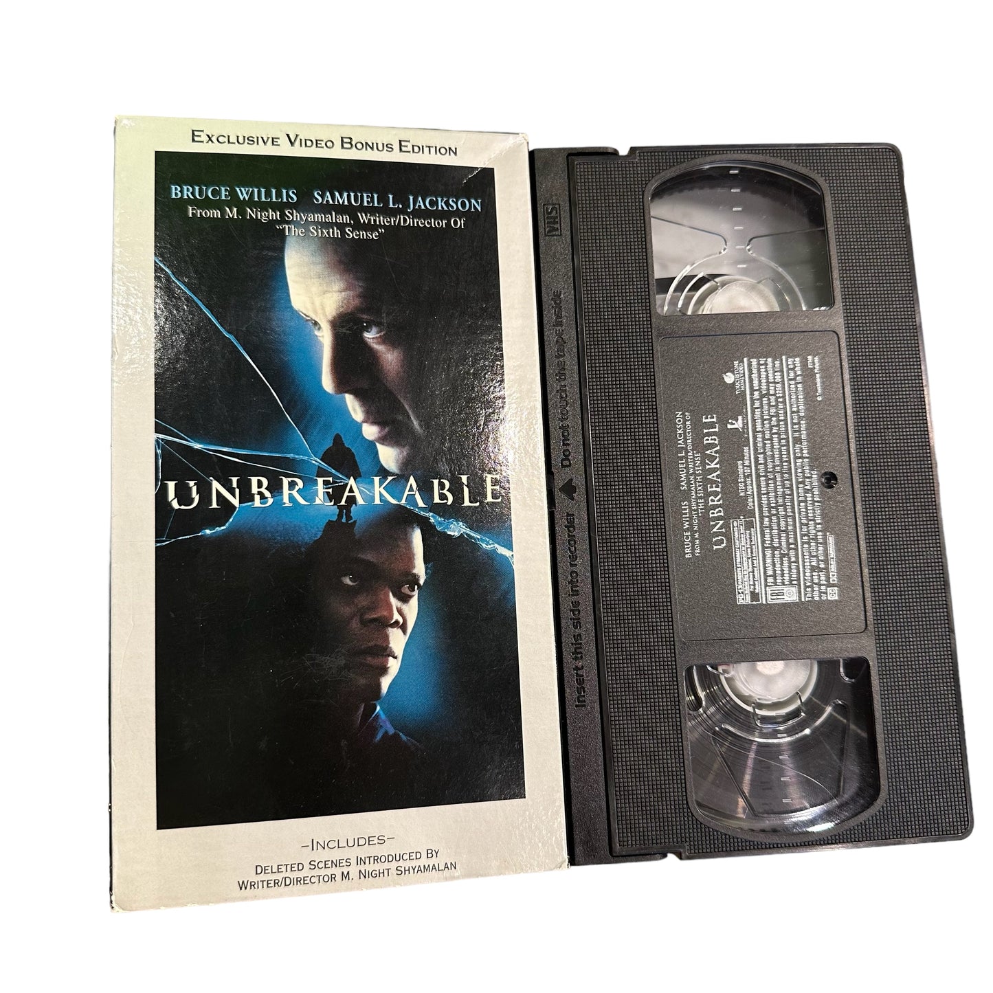 VHS ビデオテープ 輸入版 アンブレイカブル Unbreakable 海外版 USA アメリカ ヴィンテージ ビデオ 紙ジャケ