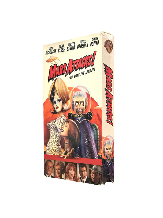 VHS ビデオテープ 輸入版 マーズ・アタック MARS ATTACKS! 海外版 USA アメリカ ヴィンテージ ビデオ 紙ジャケ