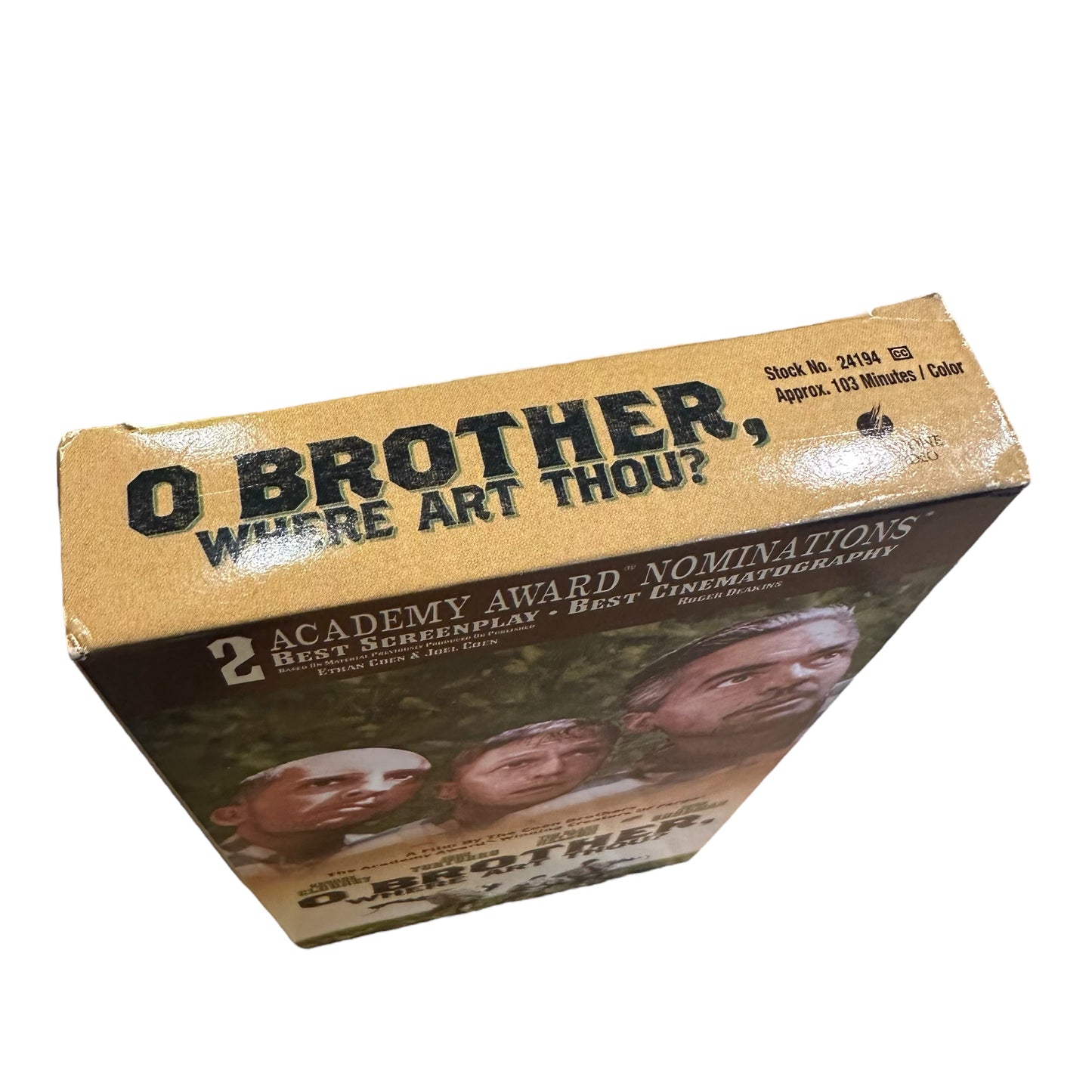 VHS ビデオテープ 輸入版 オー・ブラザー！ O Brother, Where Art Thou? 海外版 USA アメリカ ヴィンテージ ビデオ 紙ジャケ