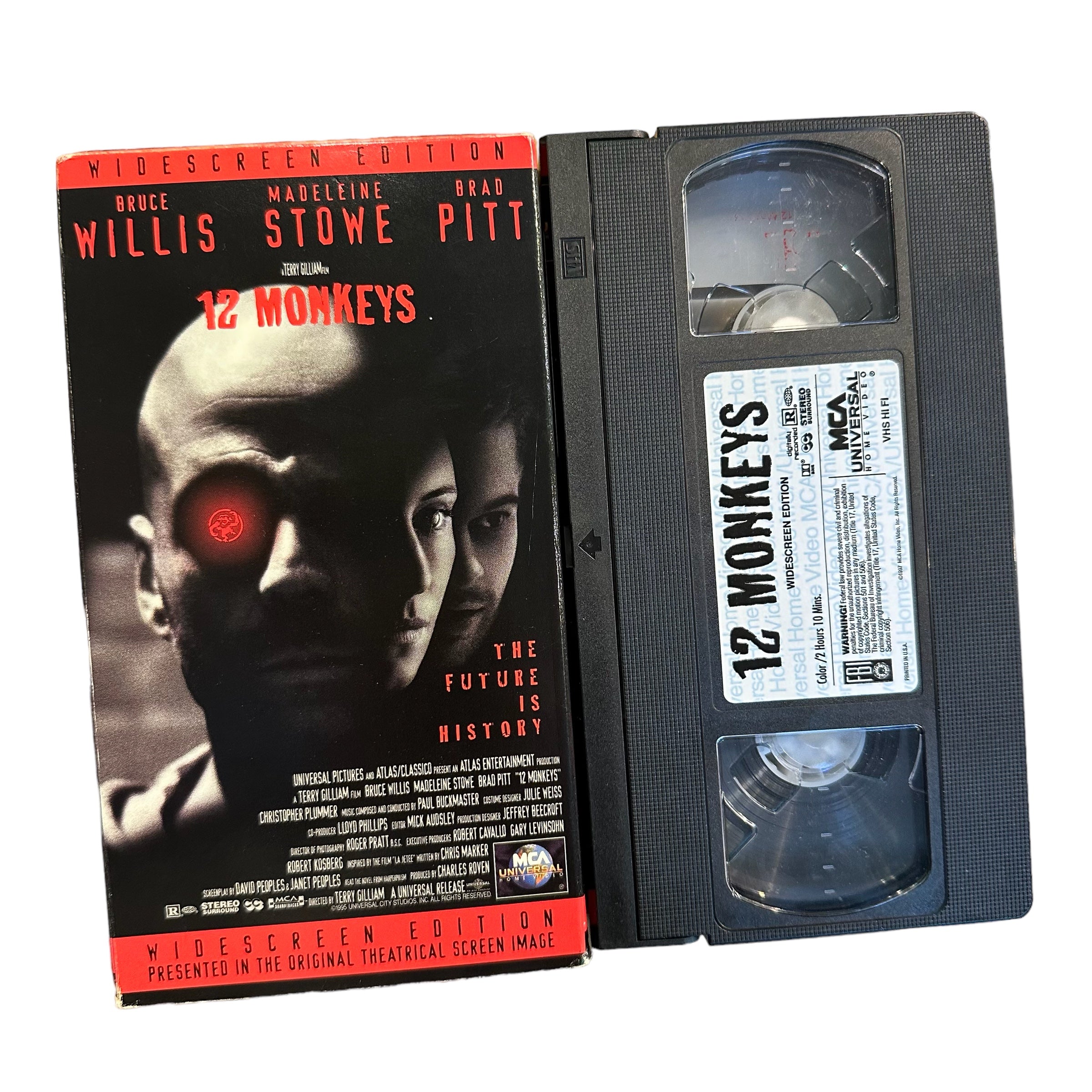 VHS ビデオテープ 輸入版 12モンキーズ Twelve Monkeys 海外版 USA アメリカ ヴィンテージ ビデオ 紙ジャケ