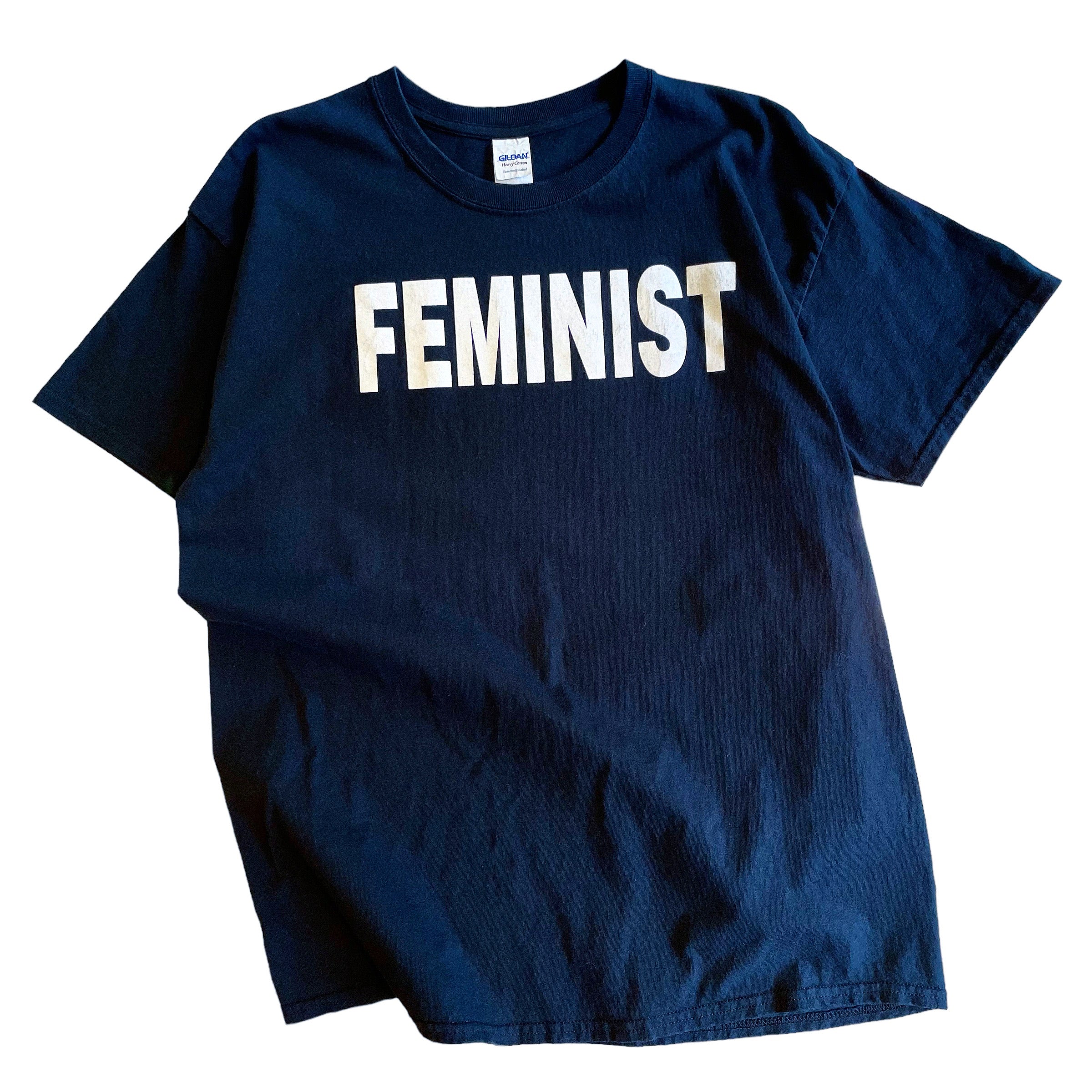 90s〜00s〜 GILDAN T-shirt FEMINIST フェミニスト Tシャツ ...