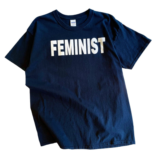 90s〜00s〜 GILDAN T-shirt FEMINIST フェミニスト Tシャツ ヴィンテージ