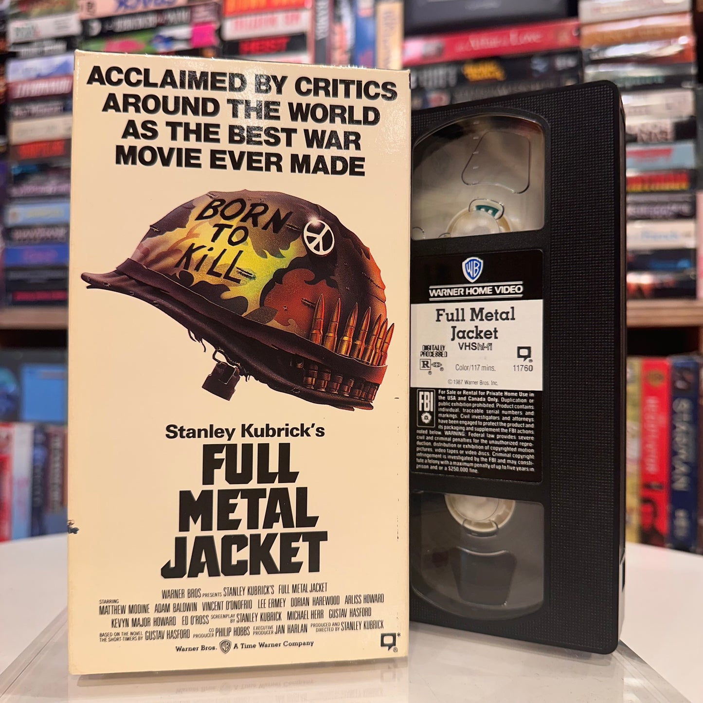 VHS ビデオテープ 輸入盤 FULL METAL JACKET フルメタル・ジャケット 海外版 スタンリー・キューブリック USA アメリカ ビデオ 紙ジャケ