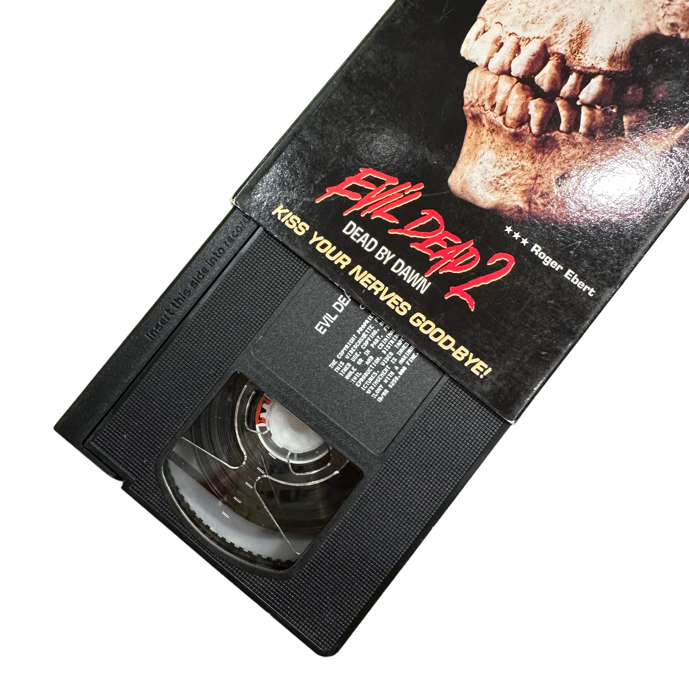 VHS ビデオテープ 輸入版 死霊のはらわた2 Evil Dead II 海外版 USA アメリカ ヴィンテージ ビデオ 紙ジャケ