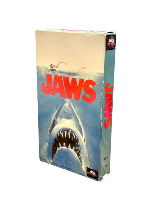 VHS ビデオテープ 輸入版 ジョーズ JAWS 海外版 USA アメリカ ヴィンテージ ビデオ 紙ジャケ