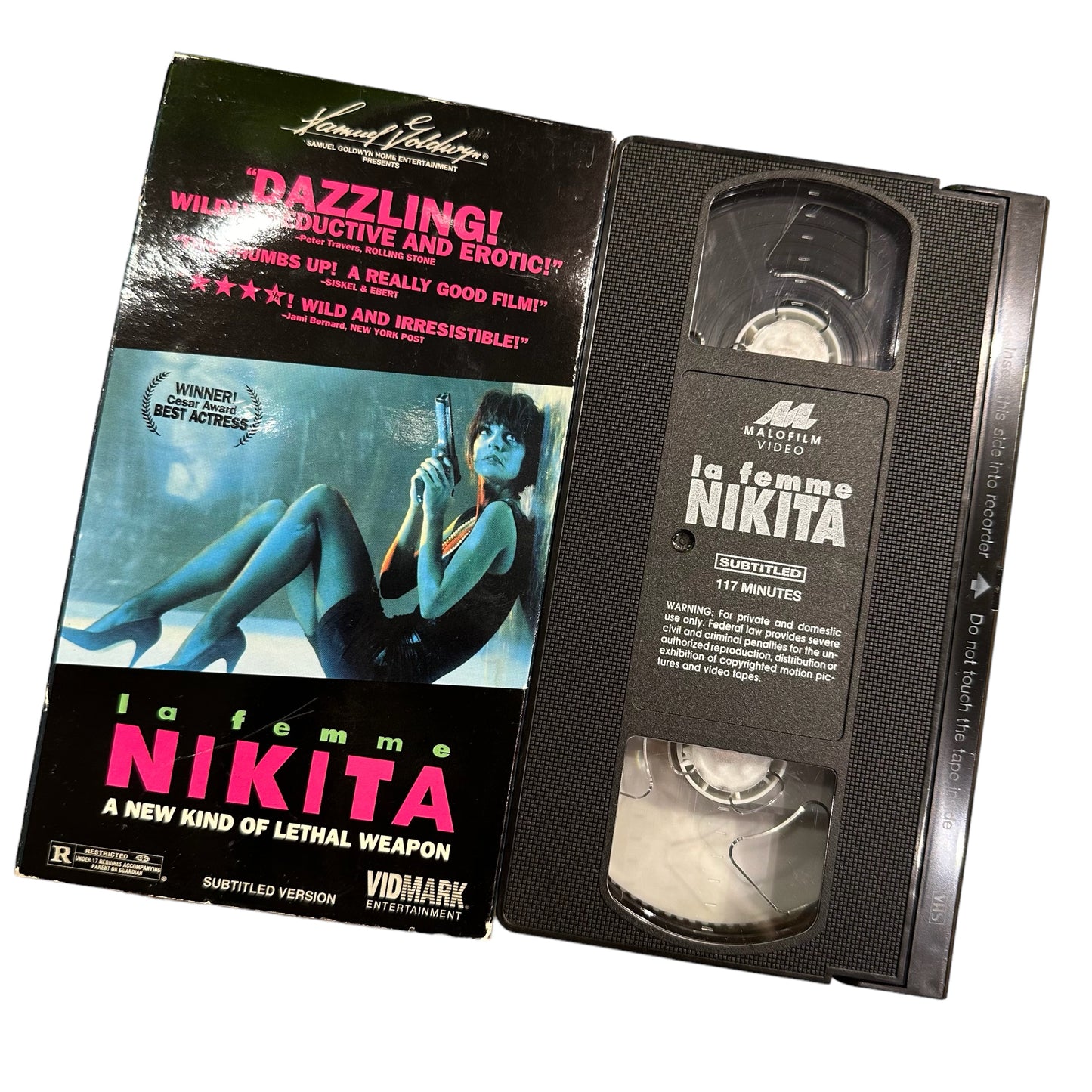 VHS ビデオテープ 輸入版 ニキータ NIKITA 海外版 USA アメリカ ヴィンテージ ビデオ 紙ジャケ