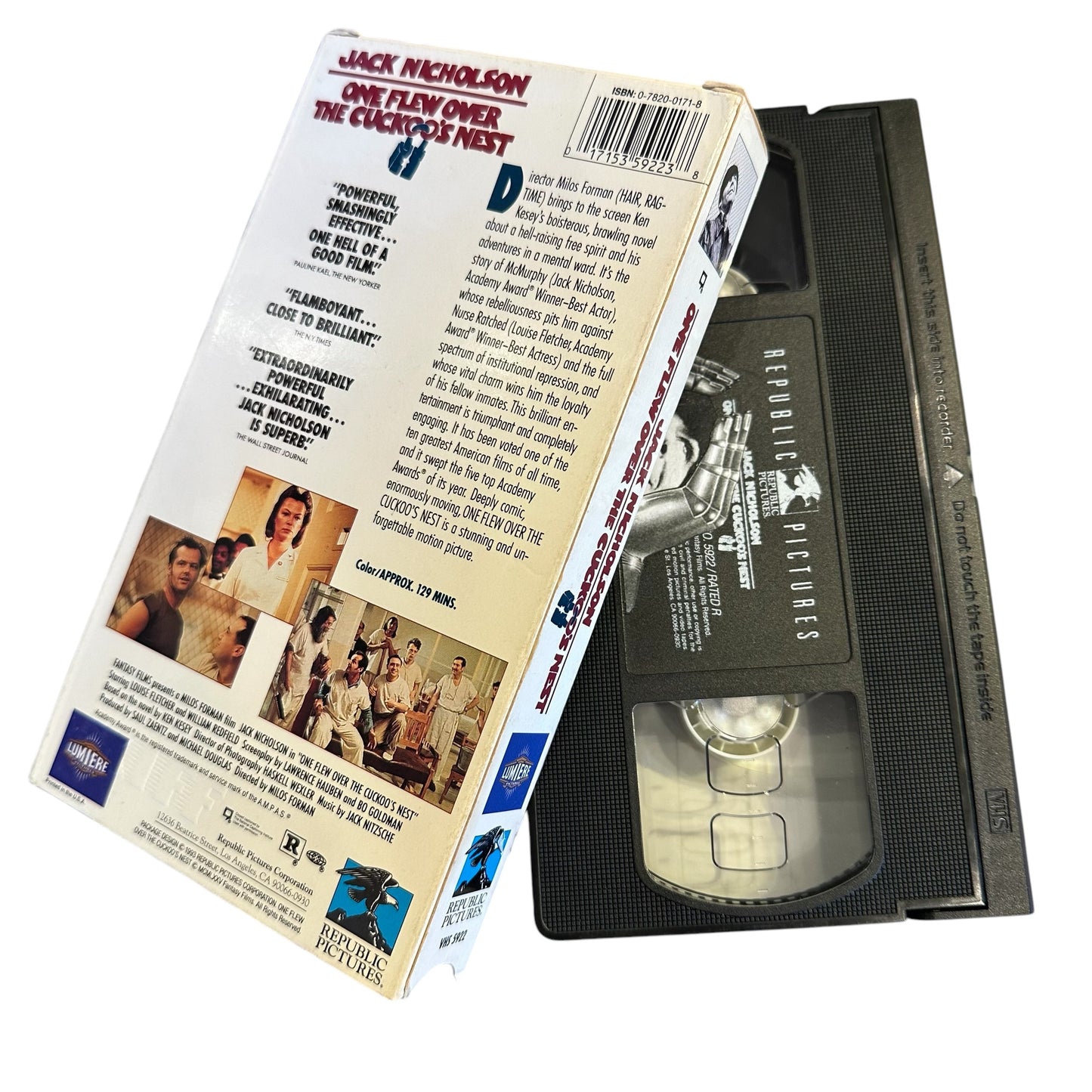 VHS コラージュ・アーティスト SKIFF コラージュビデオ ビデオテープ 輸入盤 カッコーの巣の上で One Flew Over the Cuckoo's Nest 海外 USA アメリカ ヴィンテージ ビデオ 紙ジャケ