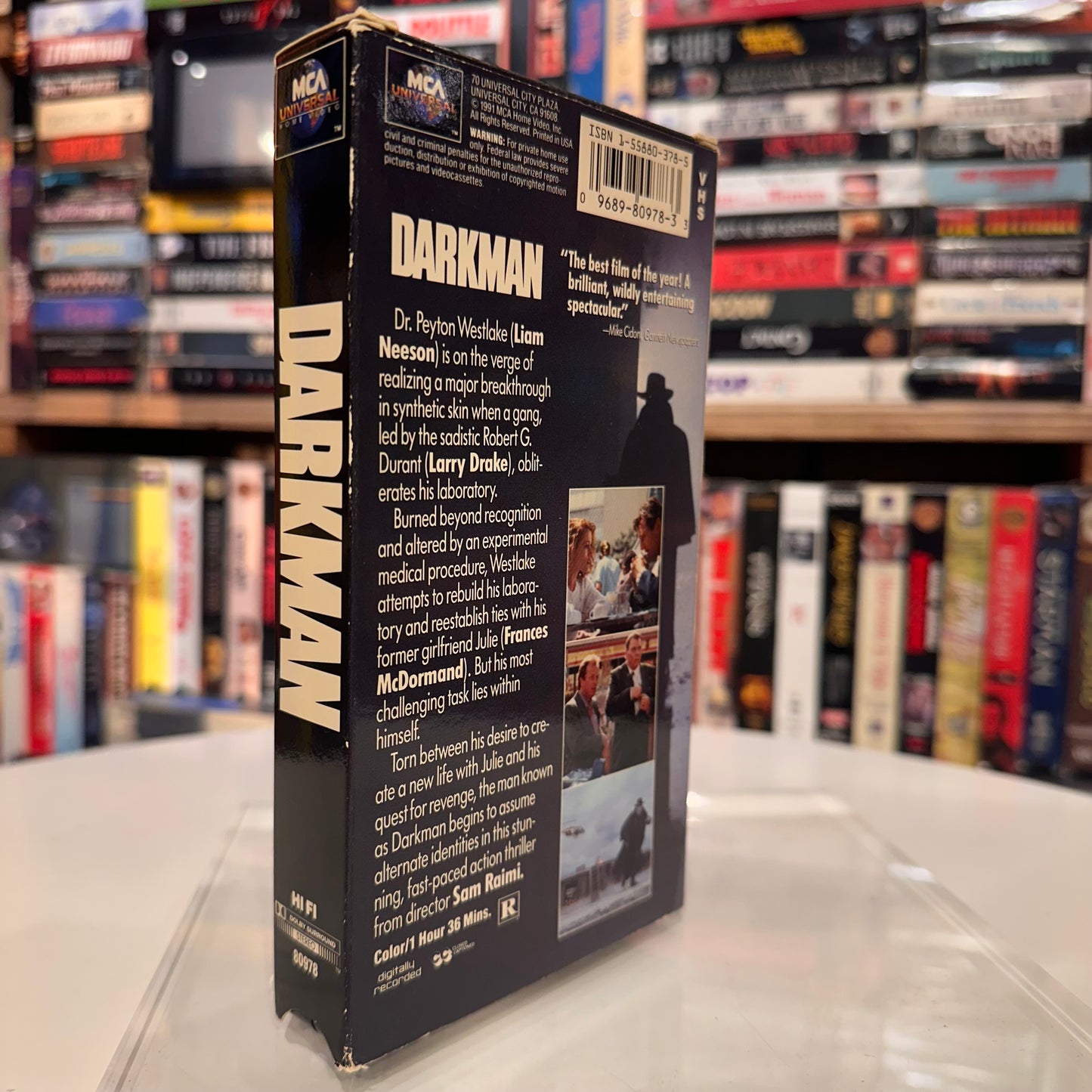 VHS ビデオテープ 輸入盤 DARKMAN ダークマン 海外版 USA アメリカ ビデオ 紙ジャケ
