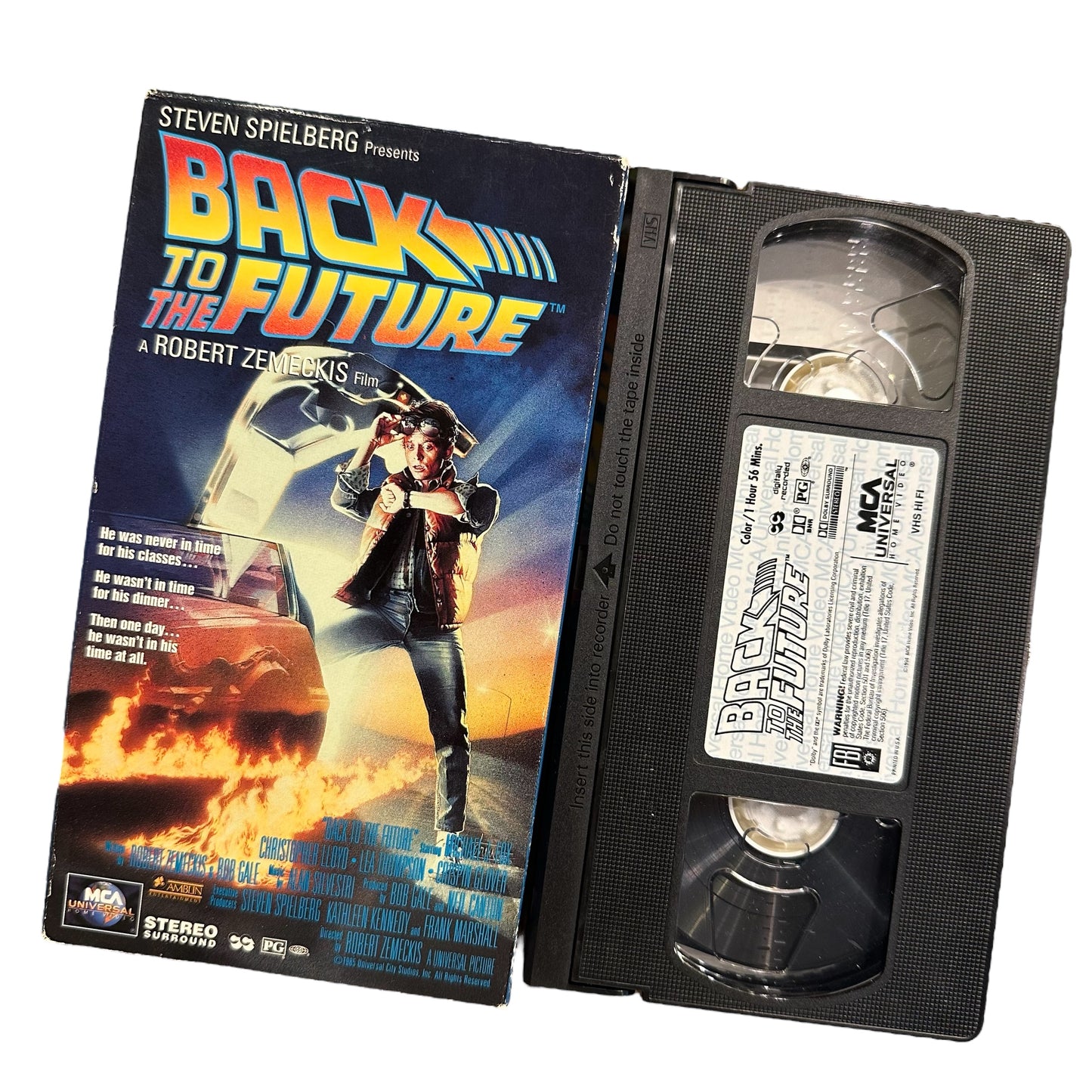 VHS ビデオテープ 輸入版 バック・トゥ・ザ・フューチャー Back to the Future 海外版 USA アメリカ ヴィンテージビデオ 紙ジャケ