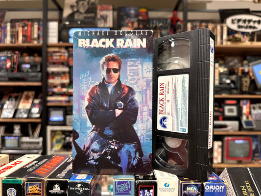 VHS ビデオテープ 輸入盤 ブラック・レイン BLACK RAIN 松田優作　海外版 USA アメリカ ビデオ 紙ジャケ