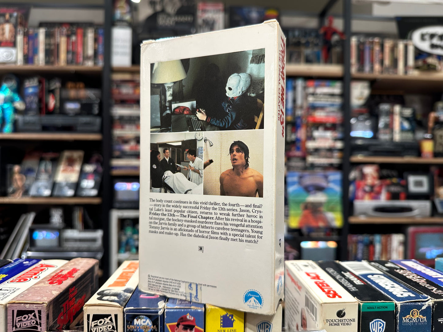 VHS ビデオテープ 輸入盤 13日の金曜日 PART4 完結編 Friday the 13th: The Final Chapter ホラー 海外版 USA アメリカ ビデオ 紙ジャケ