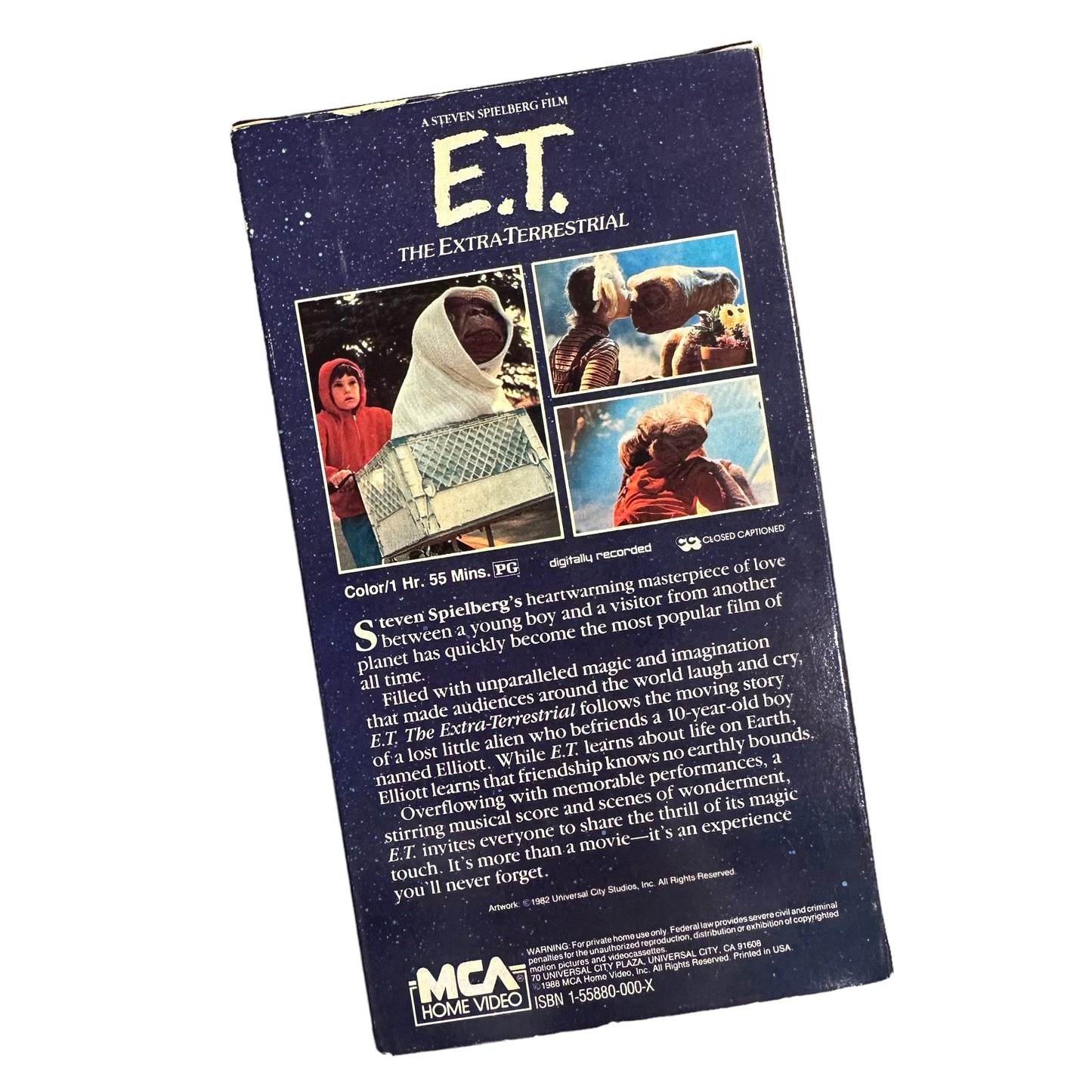 VHS ビデオテープ 輸入版 E.T. イーティー The Extra-Terrestrial 海外版 USA アメリカ ヴィンテージ ビデオ 紙ジャケ