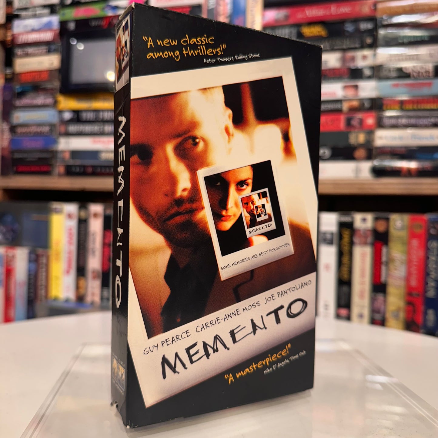 VHS ビデオテープ 輸入盤 MEMENTO メメント クリストファー・ノーラン 海外版 USA アメリカ ビデオ 紙ジャケ