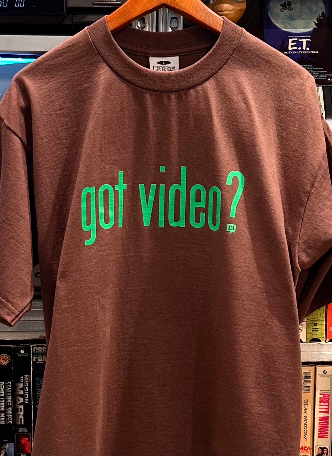 LIPIT VIDEO got video? Tee ゴットビデオ？リピトビデオ VHS オリジナルTシャツ PRO CLUB プロクラブ lipit