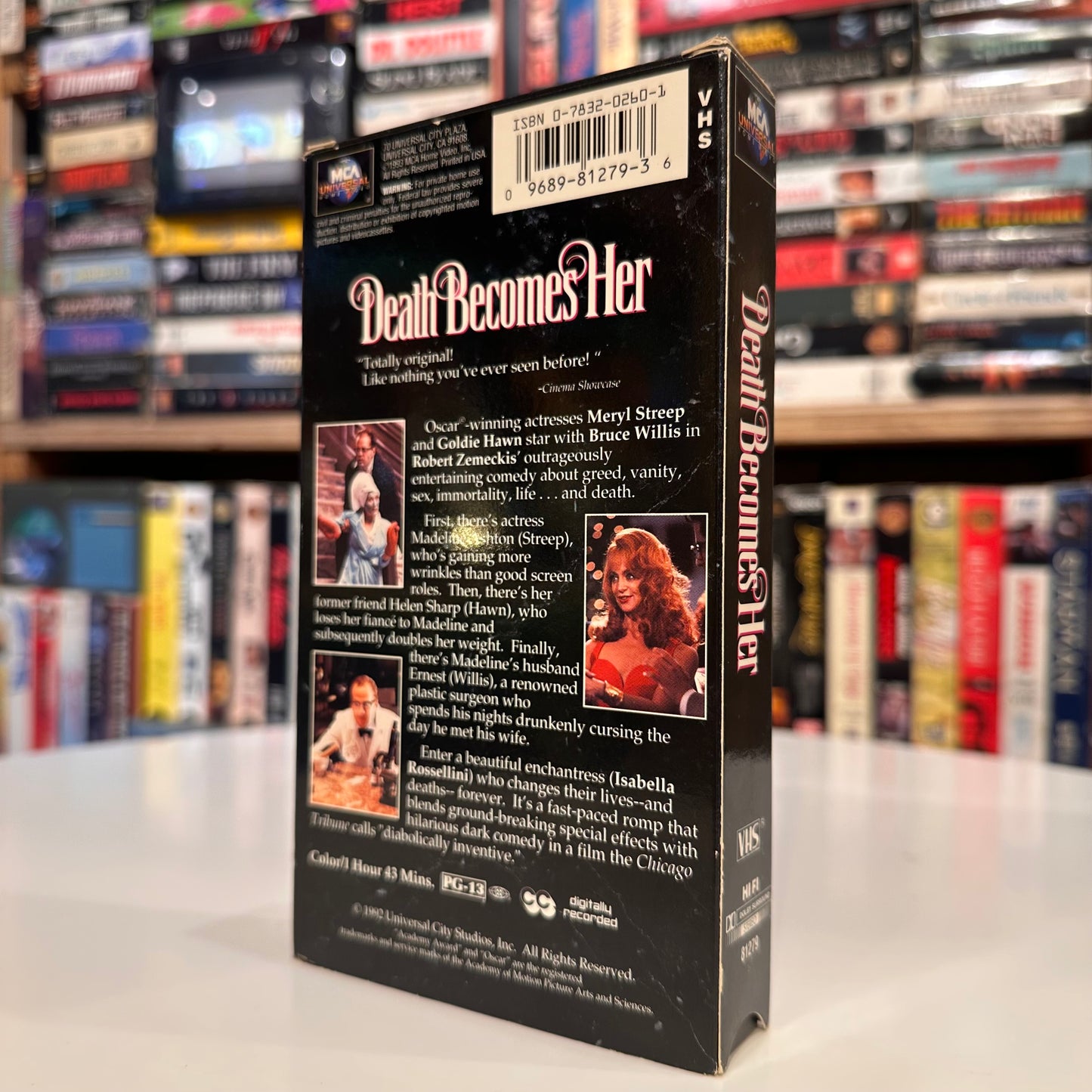 VHS ビデオテープ 輸入盤 DEATH BECOMES HER 永遠に美しく 海外版 USA アメリカ ビデオ 紙ジャケ