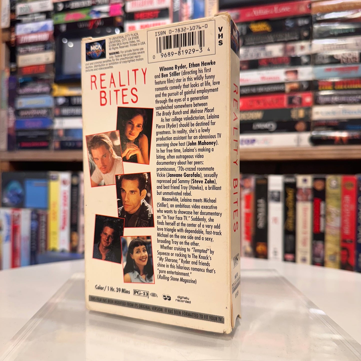 VHS ビデオテープ 輸入盤 REALITY BITES リアリティ・バイツ 海外版 USA アメリカ ビデオ 紙ジャケ