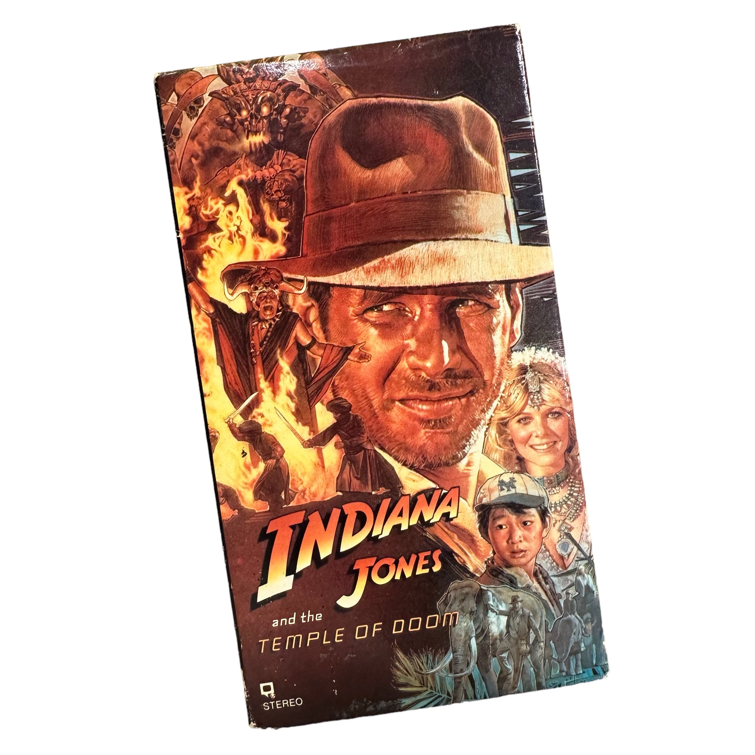 VHS ビデオテープ 輸入版 インディ・ジョーンズ / 魔宮の伝説 Indiana Jones and the Temple of Doom 海外版  USA アメリカ ヴィンテージ ビデオ 紙ジャケ