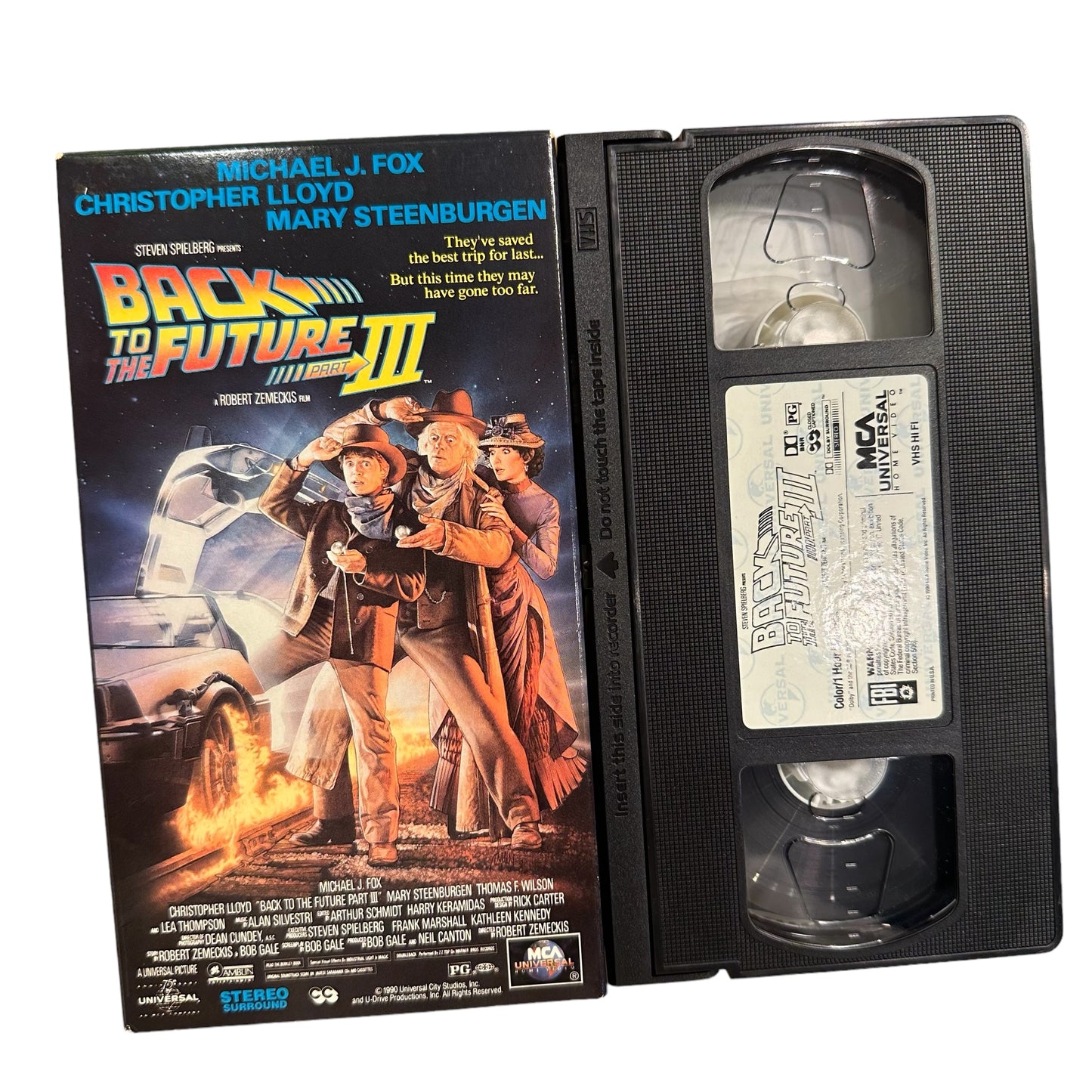 VHS ビデオテープ 輸入版 バック・トゥ・ザ・フューチャー 3 Back to the Future PART3 海外版 USA アメリカ ヴィンテージビデオ 紙ジャケ