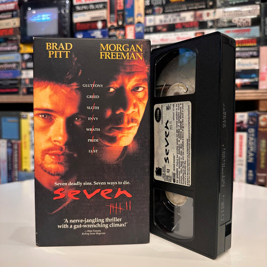 VHS ビデオテープ 輸入盤 セブン seven サイコ スリラー ブラピ 海外版 USA アメリカ ビデオ 紙ジャケ