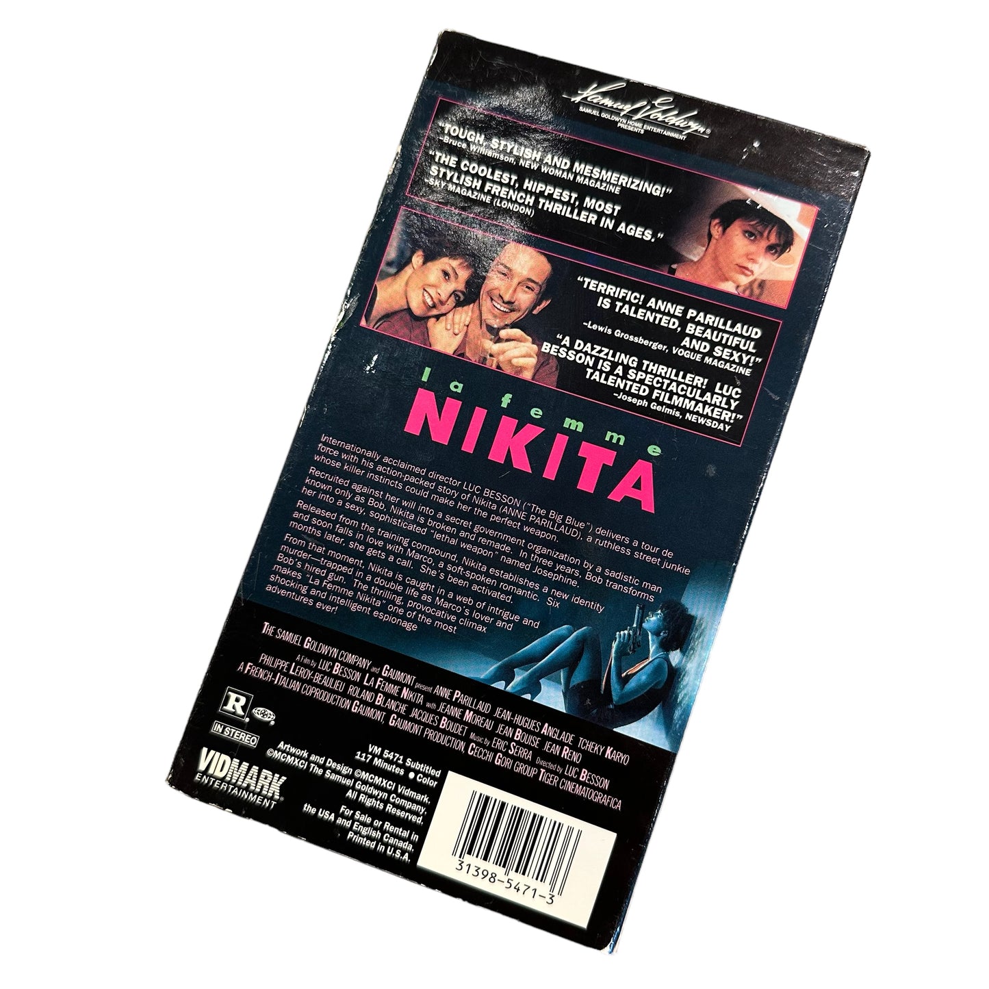 VHS ビデオテープ 輸入版 ニキータ NIKITA 海外版 USA アメリカ ヴィンテージ ビデオ 紙ジャケ