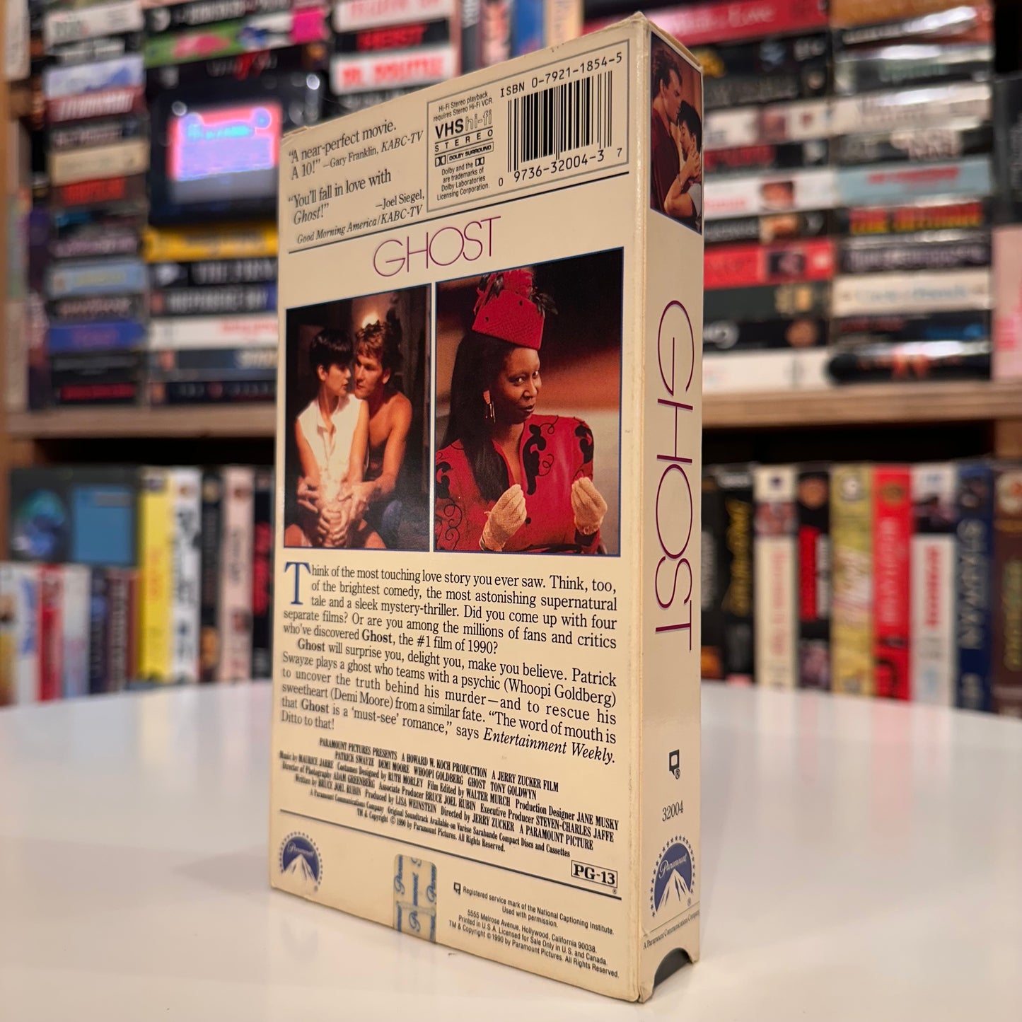 VHS ビデオテープ 輸入盤 GHOST ゴースト ニューヨークの幻 海外版 USA アメリカ ビデオ 紙ジャケ