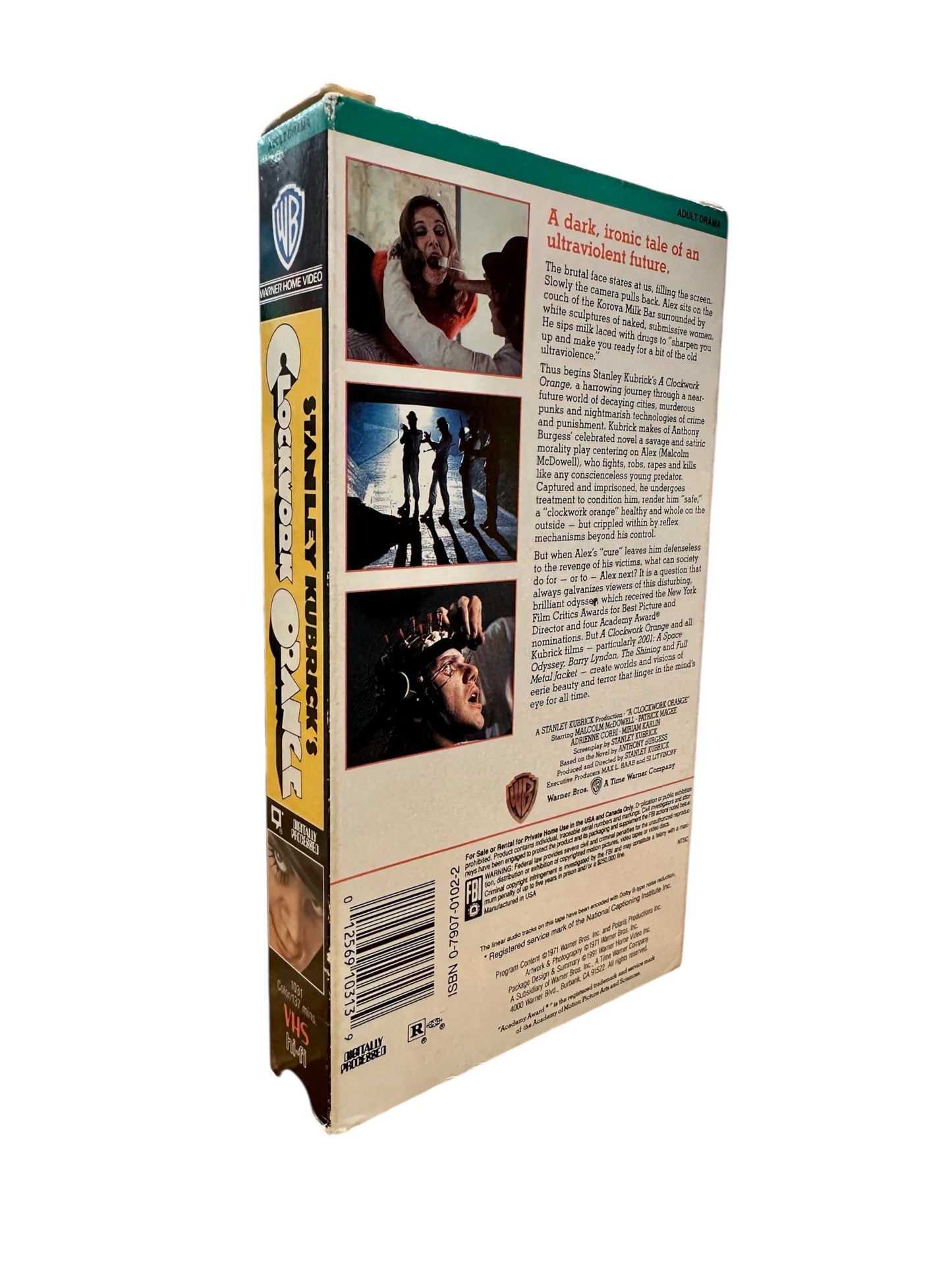 VHS ビデオテープ 輸入版 時計じかけのオレンジ A Clockwork Orange 海外版 USA アメリカ ヴィンテージ　　ビデオ 紙ジャケ
