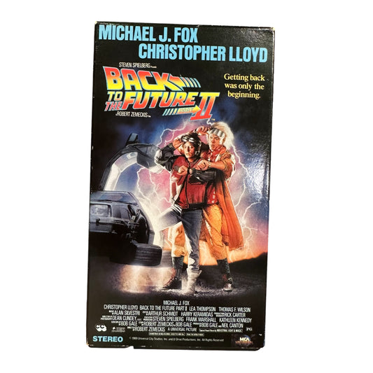 VHS ビデオテープ 輸入版 バック・トゥ・ザ・フューチャー 2 Back to the Future PART2 海外版 USA アメリカ ヴィンテージビデオ 紙ジャケ