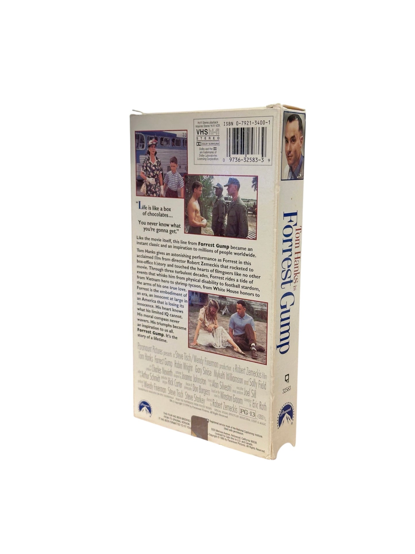 VHS ビデオテープ 輸入版 フォレスト・ガンプ FORREST GUMP 海外版 USA アメリカ ヴィンテージ ビデオ 紙ジャケ