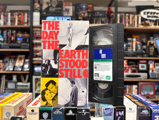 VHS ビデオテープ 輸入版 地球の静止する日 The Day the Earth Stood Still 海外版 USA ホラー コメディ アメリカ SF ヴィンテージ ビデオ 紙ジャケ