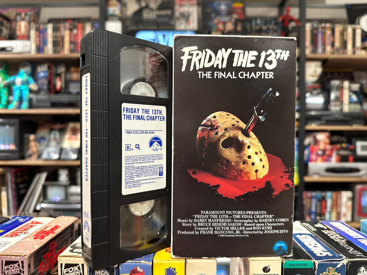 VHS ビデオテープ 輸入盤 13日の金曜日 PART4 完結編 Friday the 13th: The Final Chapter ホラー 海外版 USA アメリカ ビデオ 紙ジャケ