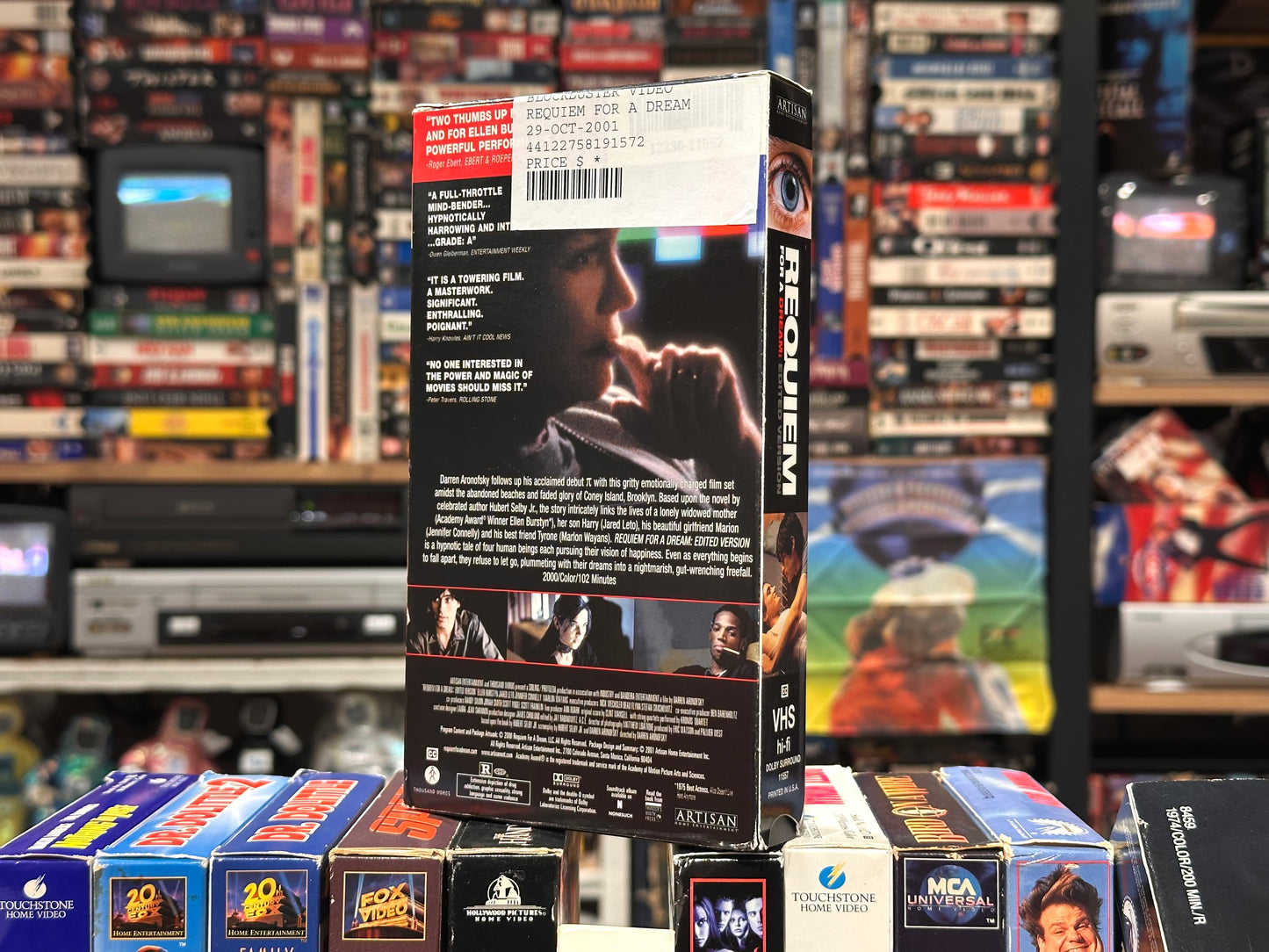 VHS ビデオテープ 輸入盤 レクイエム・フォー・ドリーム Requiem for a Dream ダーレン・アロノフスキー 海外版 USA アメリカ ビデオ 紙ジャケ