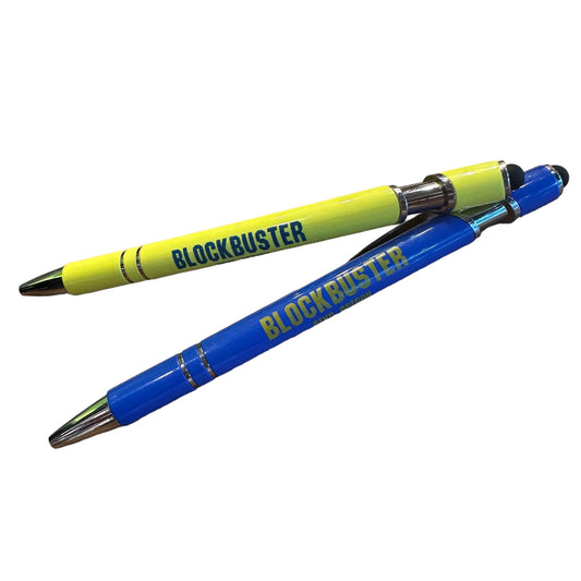 BLOCKBUSTER VIDEO Pen ボールペン ブロックバスター ビデオ VHS BEND OREGON オレゴン オフィシャル グッズ アクリル ペン ブルー