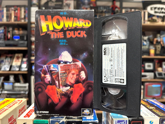 VHS ビデオテープ 輸入版 ハワード・ザ・ダック Howard the Duck 海外版 USA アメリカ ヴィンテージ ビデオ ジョージルーカス 紙ジャケ